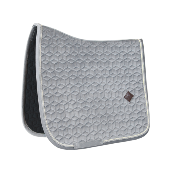 Kentucky Velvet Dressage Pad - Grey