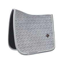 Load image into Gallery viewer, Kentucky Velvet Dressage Saddle Pads - Grey
