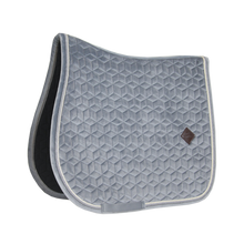 Load image into Gallery viewer, Kentucky Velvet Jump Saddle Pads - Grey
