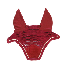 Load image into Gallery viewer, Kentucky Velvet Ear Bonnets - Red

