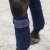 Kentucky Glitter Polar Fleece Bandages - Navy