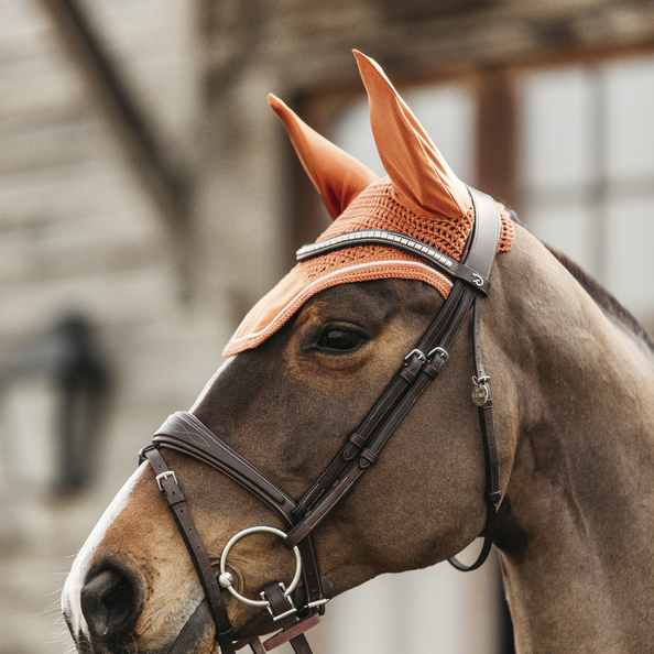 Kentucky Velvet Ear Bonnets - Orange