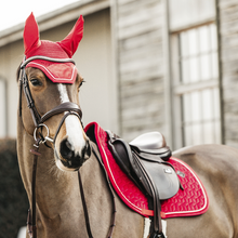 Load image into Gallery viewer, Kentucky Velvet Jump Saddle Pads - Red
