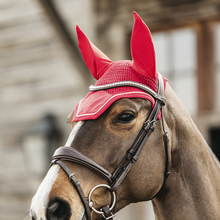 Load image into Gallery viewer, Kentucky Velvet Ear Bonnets - Red
