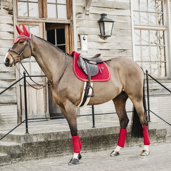 Kentucky Velvet Dressage Pad - Red