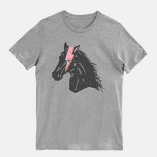 Load image into Gallery viewer, Pony Macaroni Tee &quot;My Horse is A Rock Star&quot; - Grey
