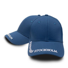 Load image into Gallery viewer, Equestrian Stockholm Cap - Clean Blue Meadow
