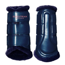 Load image into Gallery viewer, Equestrian Stockholm Brushing Boots - Monaco Blue
