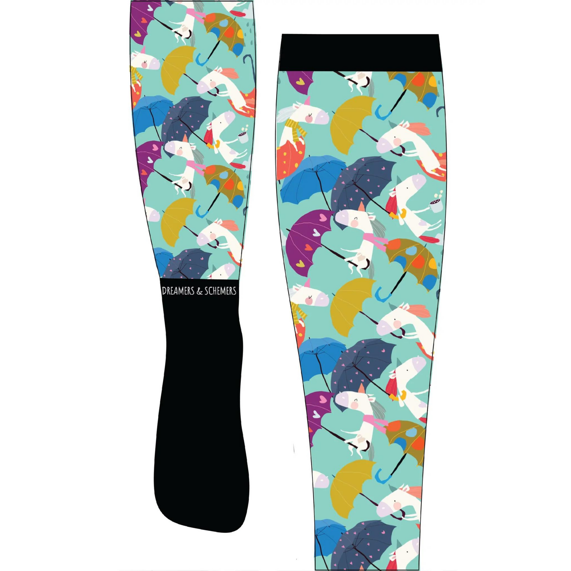 Dreamers & Schemers Boot Socks - Rainy Days