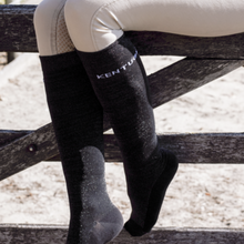 Load image into Gallery viewer, Kentucky Riding Socks - Black Glitter
