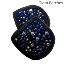 Load image into Gallery viewer, MagicTack Glove Patch - Navy Glamour Swarovski
