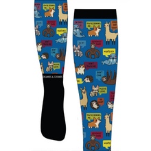 Load image into Gallery viewer, Dreamers &amp; Schemers Boot Socks - Sarcastic Animals
