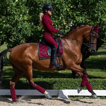 Load image into Gallery viewer, Equestrian Stockholm Dressage Pad - Dark Bordeaux
