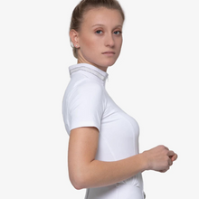 Load image into Gallery viewer, Premier Equine Maria Diamante Show Shirt - White
