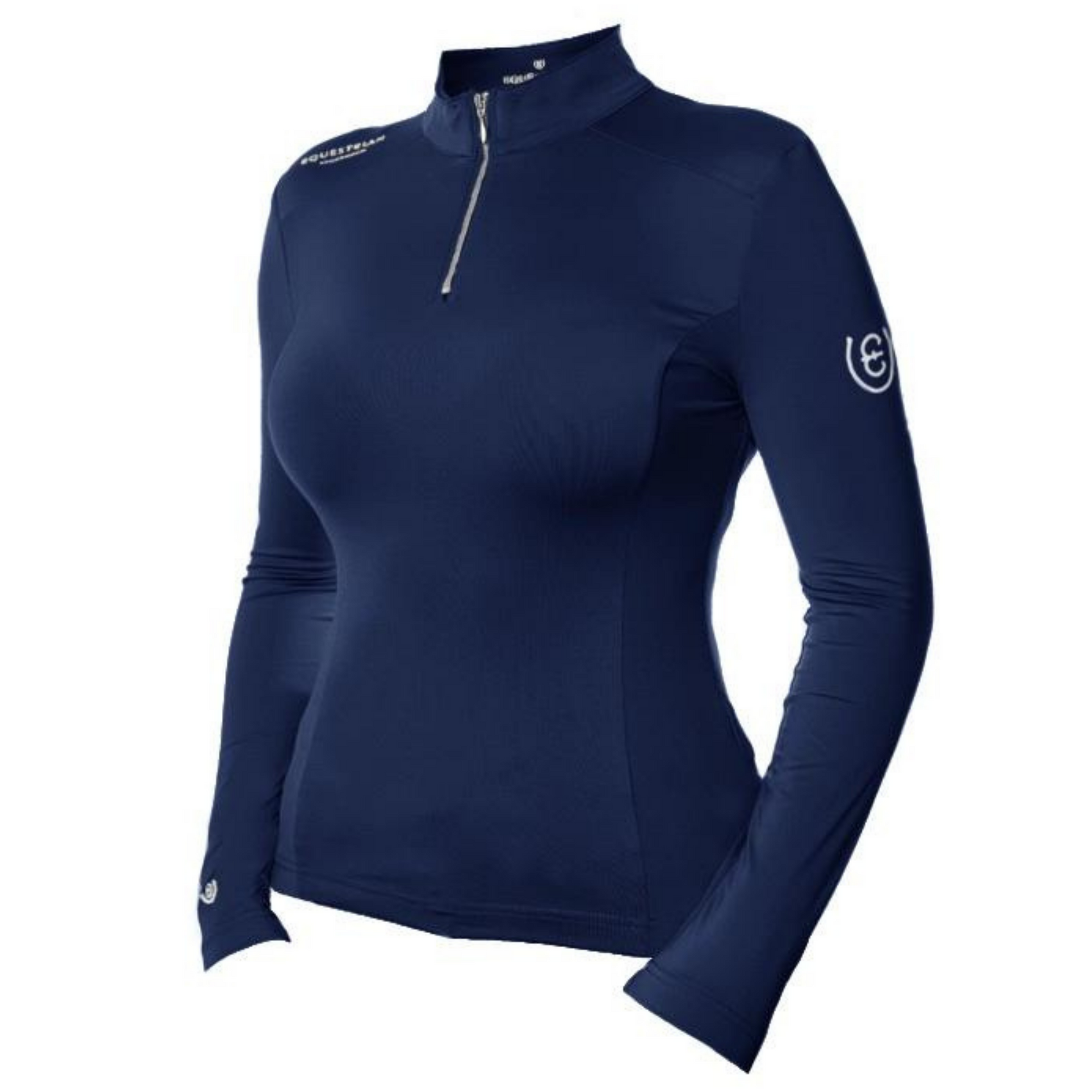 Equestrian Stockholm UV Protection Top - Midnight Blue