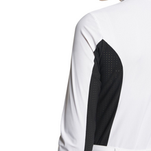 Load image into Gallery viewer, Cavalleria Toscana Long Sleeve Shirt with Perforated Panels - White/Black
