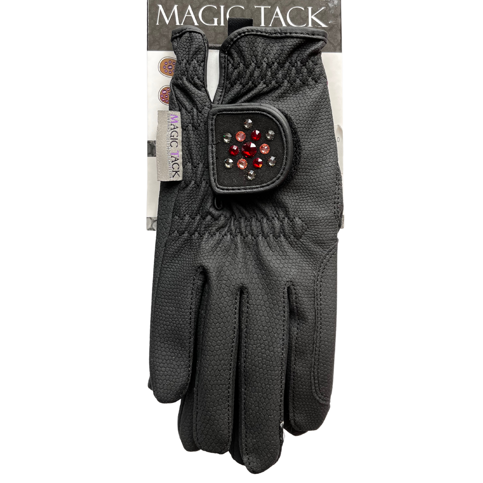 MagicTack Glove Patch - Black Ruby Swarovski