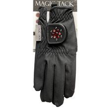 Load image into Gallery viewer, MagicTack Glove Patch - Black Ruby Swarovski

