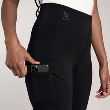 Load image into Gallery viewer, Yagya Compression Riding Breeches - Black
