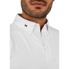 Maximilian Equestrian Mens Active Competition Short Sleeve Shirt - White