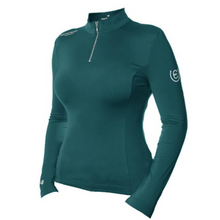 Load image into Gallery viewer, Equestrian Stockholm UV Protection Top - Emerald
