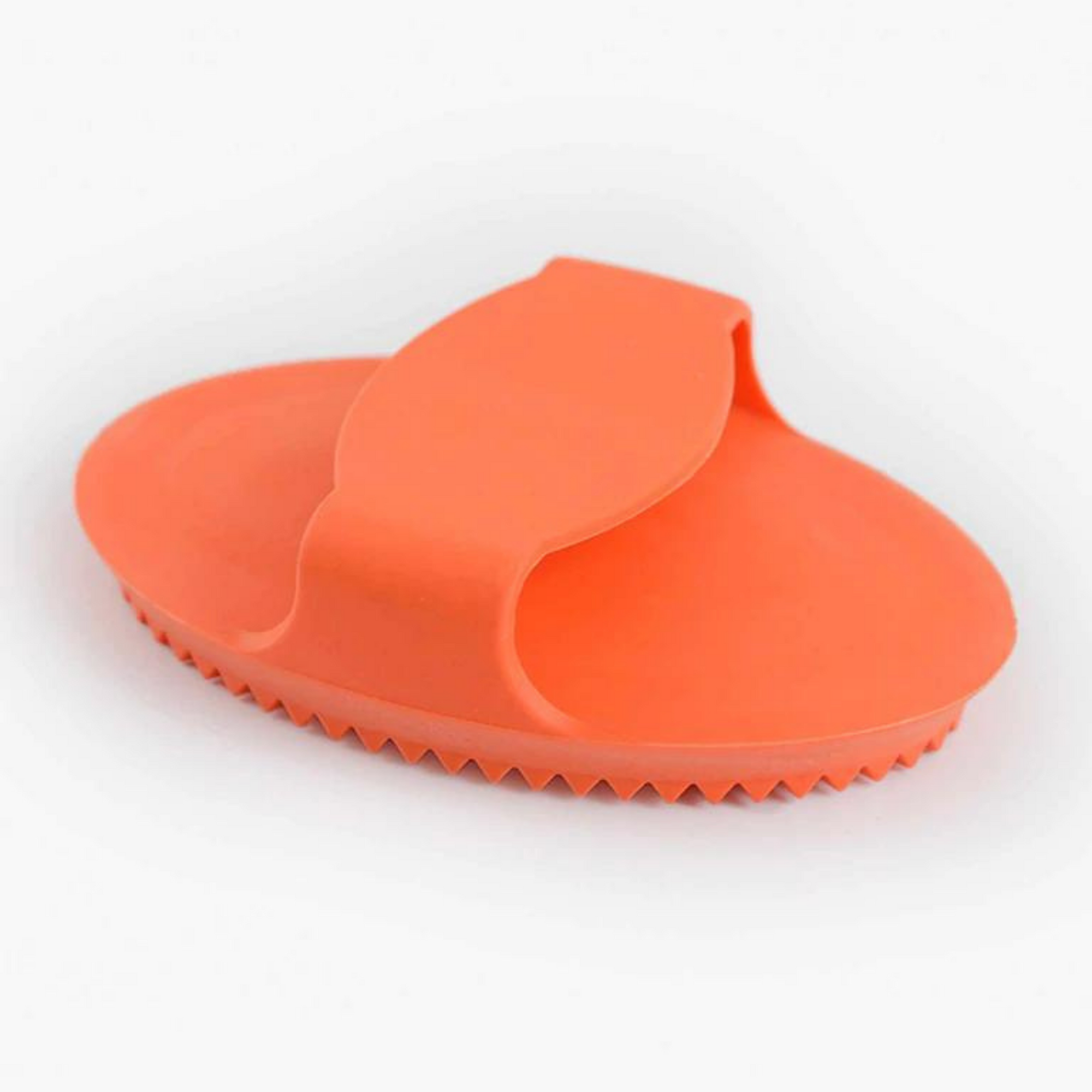 Premier Equine Rubber Curry Comb - Orange