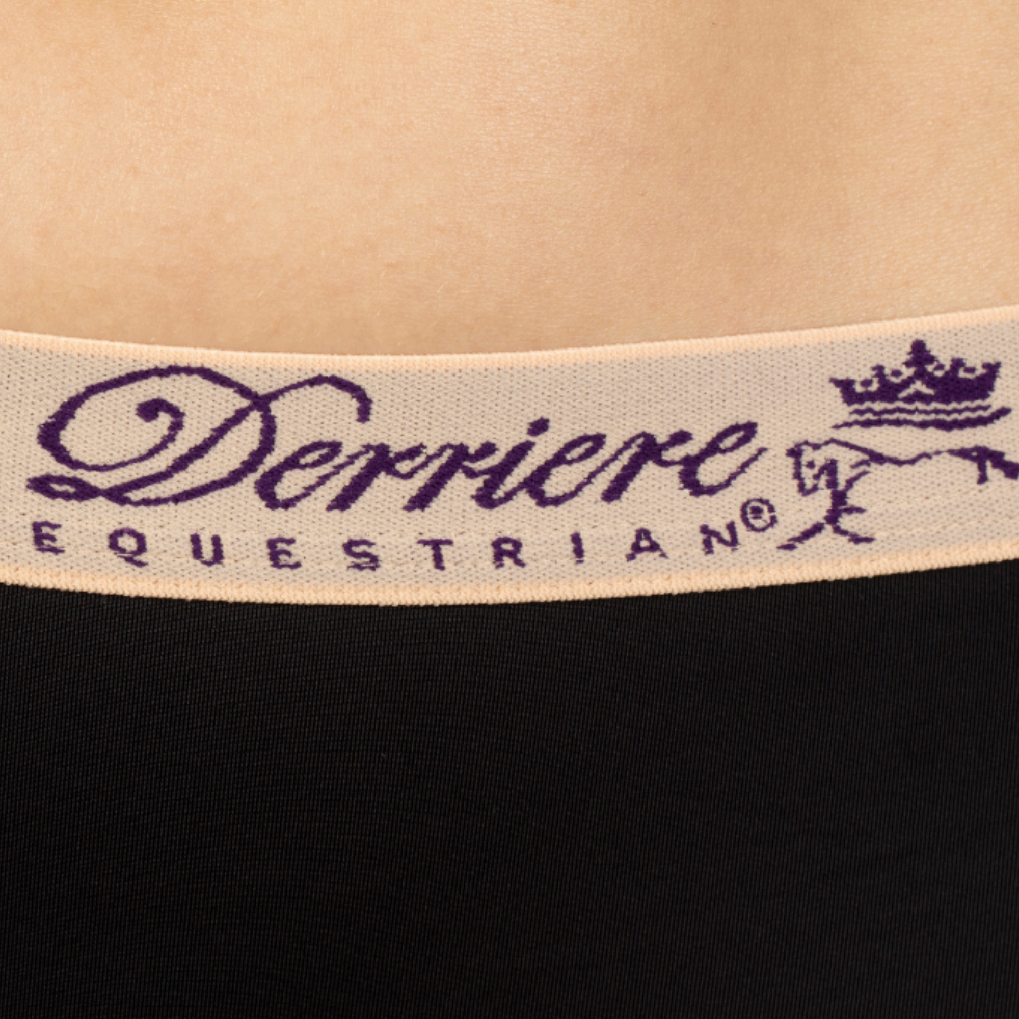 Derriere Equestrian Performance Panty - Black