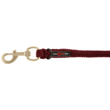 Load image into Gallery viewer, Covalliero Classy Headcollar &amp; Leadrope - Merlot
