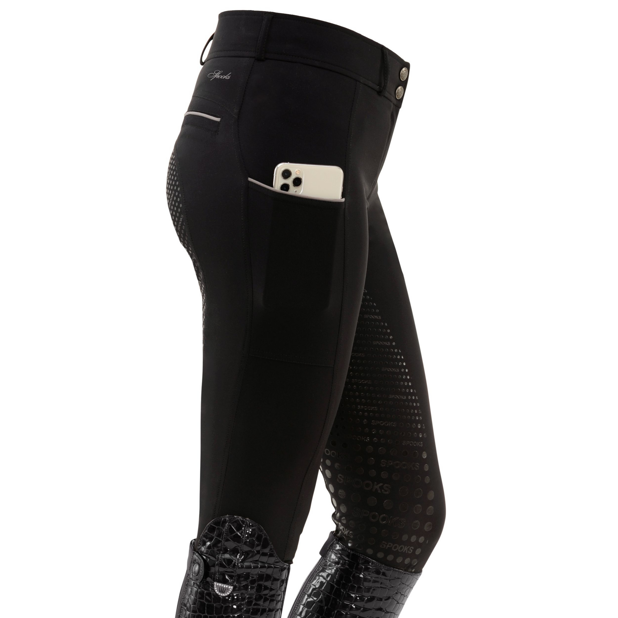 Spooks Abbie Light Breeches - Black