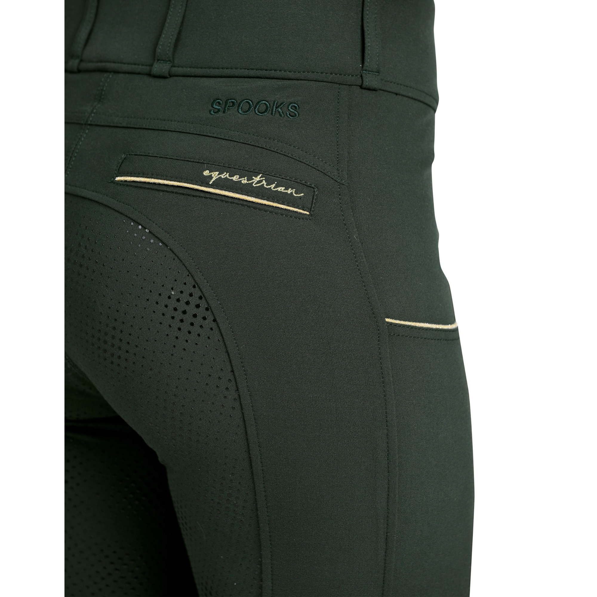 Spooks Annber High Waist Breeches - Forest Green