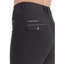 Load image into Gallery viewer, Maximilian Equestrian Pro Riding Leggings - Charcoal
