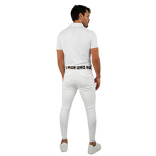 Load image into Gallery viewer, Maximilian Equestrian Mens Active Competition Short Sleeve Shirt - White
