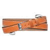 Dimacci Alba Double Wrap Bracelet - Orange / Stainless Steel
