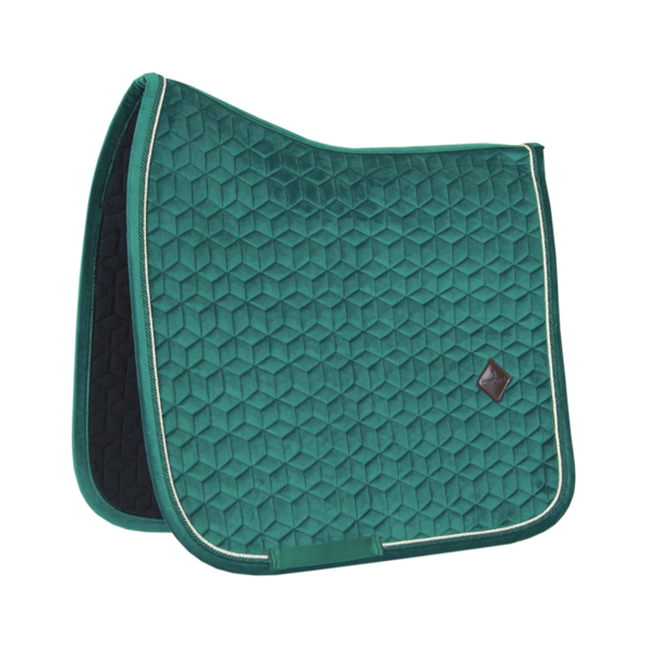 Kentucky Velvet Dressage Pad - Dark Green