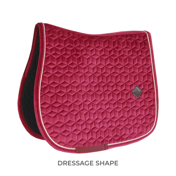 Kentucky Velvet Dressage Pad - Fuschia
