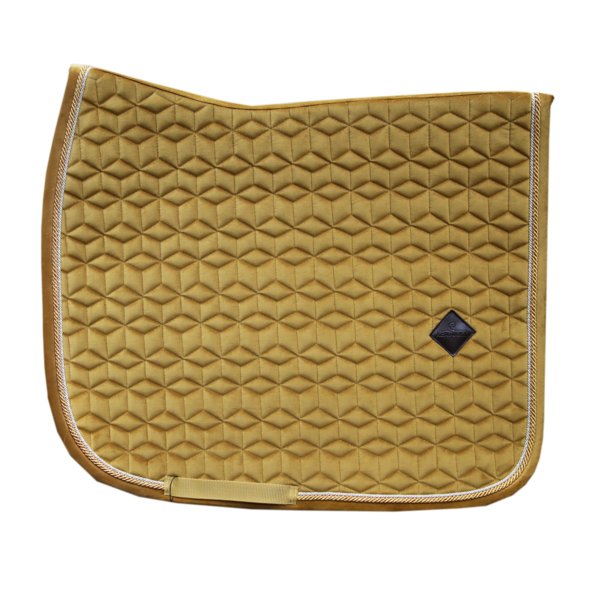 Kentucky Velvet Dressage Pad - Mustard
