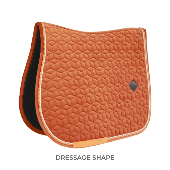Kentucky Velvet Dressage Pad - Orange