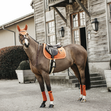 Load image into Gallery viewer, Kentucky Velvet Dressage Saddle Pads - Orange
