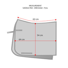 Load image into Gallery viewer, Equestrian Stockholm Dressage Pad - Sportive Chantelle
