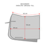 Equestrian Stockholm Dressage Pad - Black Raven