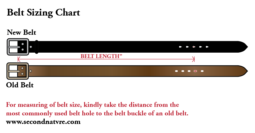 SECONDNATVRE Italian Veg Tan Leather Belt