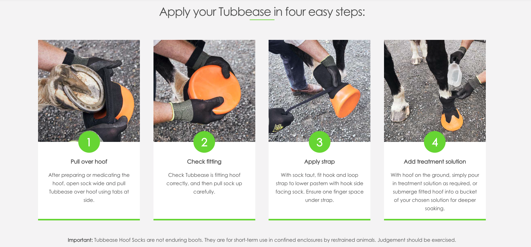 Tubbease™ Hoof Sock