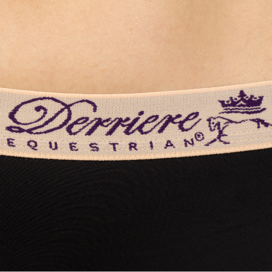 Derriere Equestrian Performance Padded Panty - Black