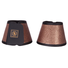 Load image into Gallery viewer, BR Equestrian Glitter Overreach Boots - Bronze
