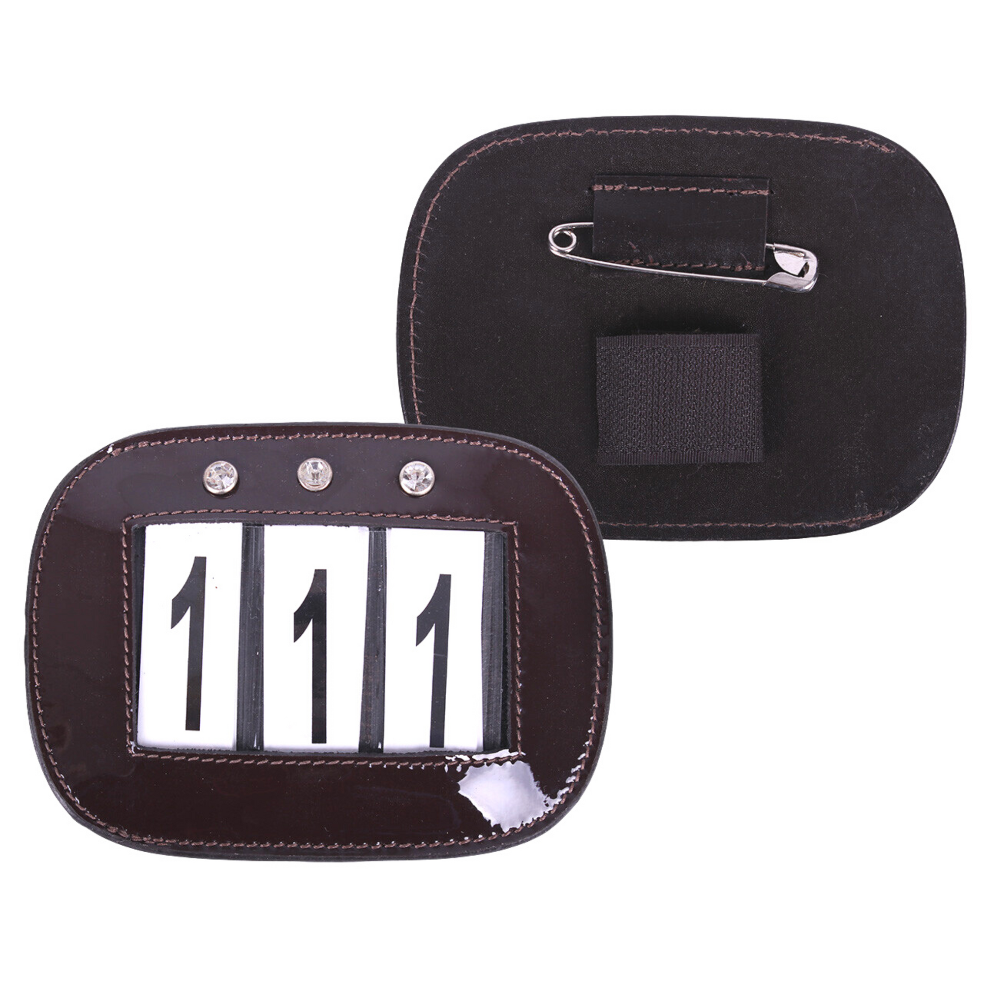 QHP Number Holder - Brown