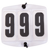 BR Equestrian Number Holder - Rectangle White