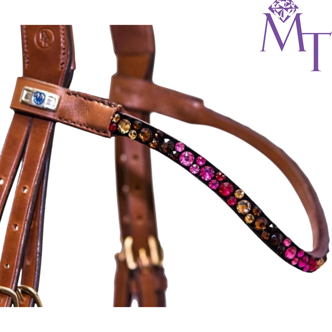 MagicTack Curved Browband - Coffee Date