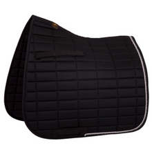Load image into Gallery viewer, BR Equestrian Glamour Chic Dressage Saddle Pad - Diamante Trim
