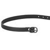 Sprenger Black Leather Spur Straps - Anthracite Buckle