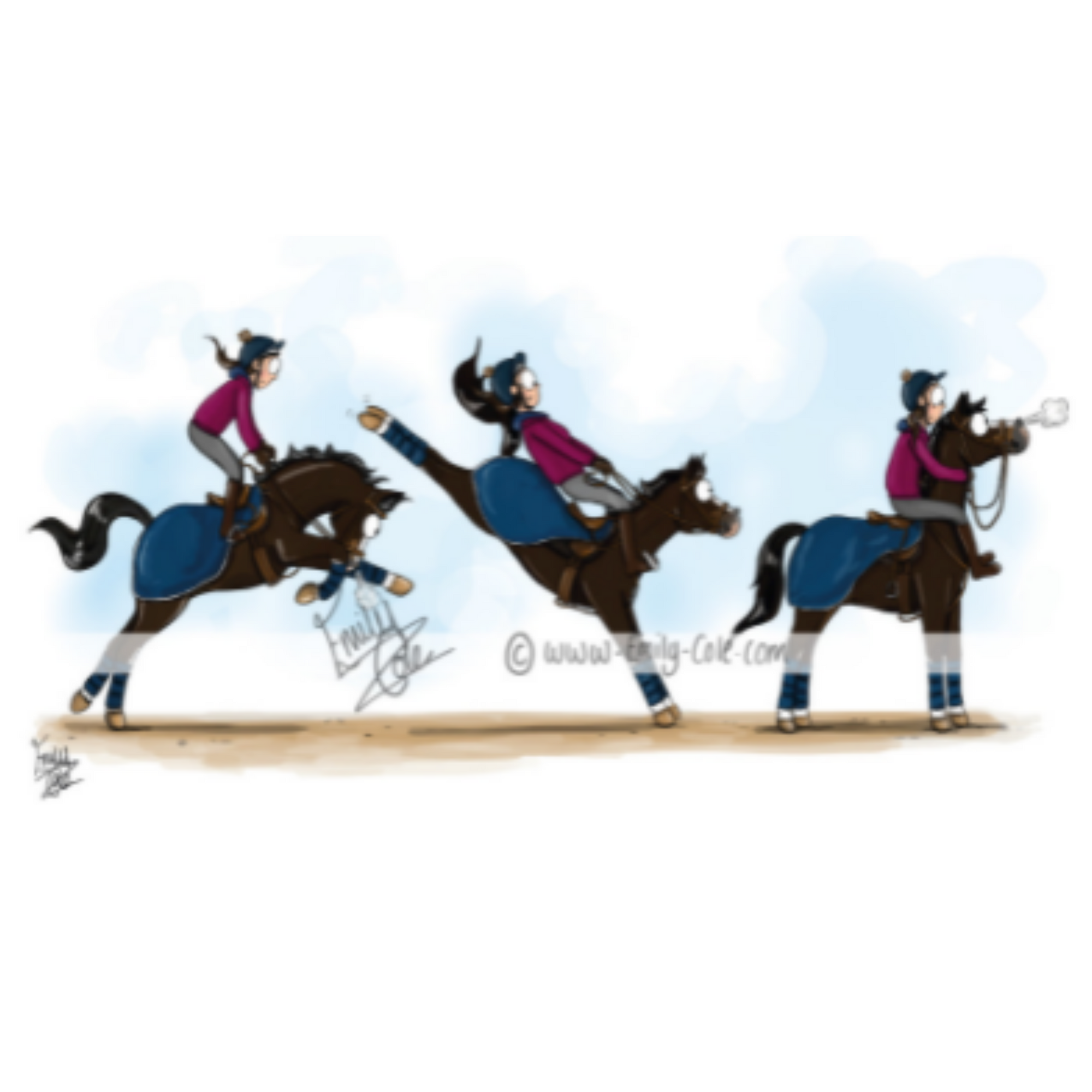 Emily Cole Greeting Cards - Feeling Fresh